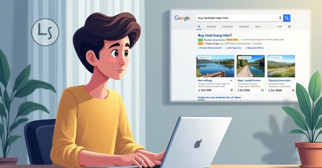 Поиск земельного участка в Google или Яндексе