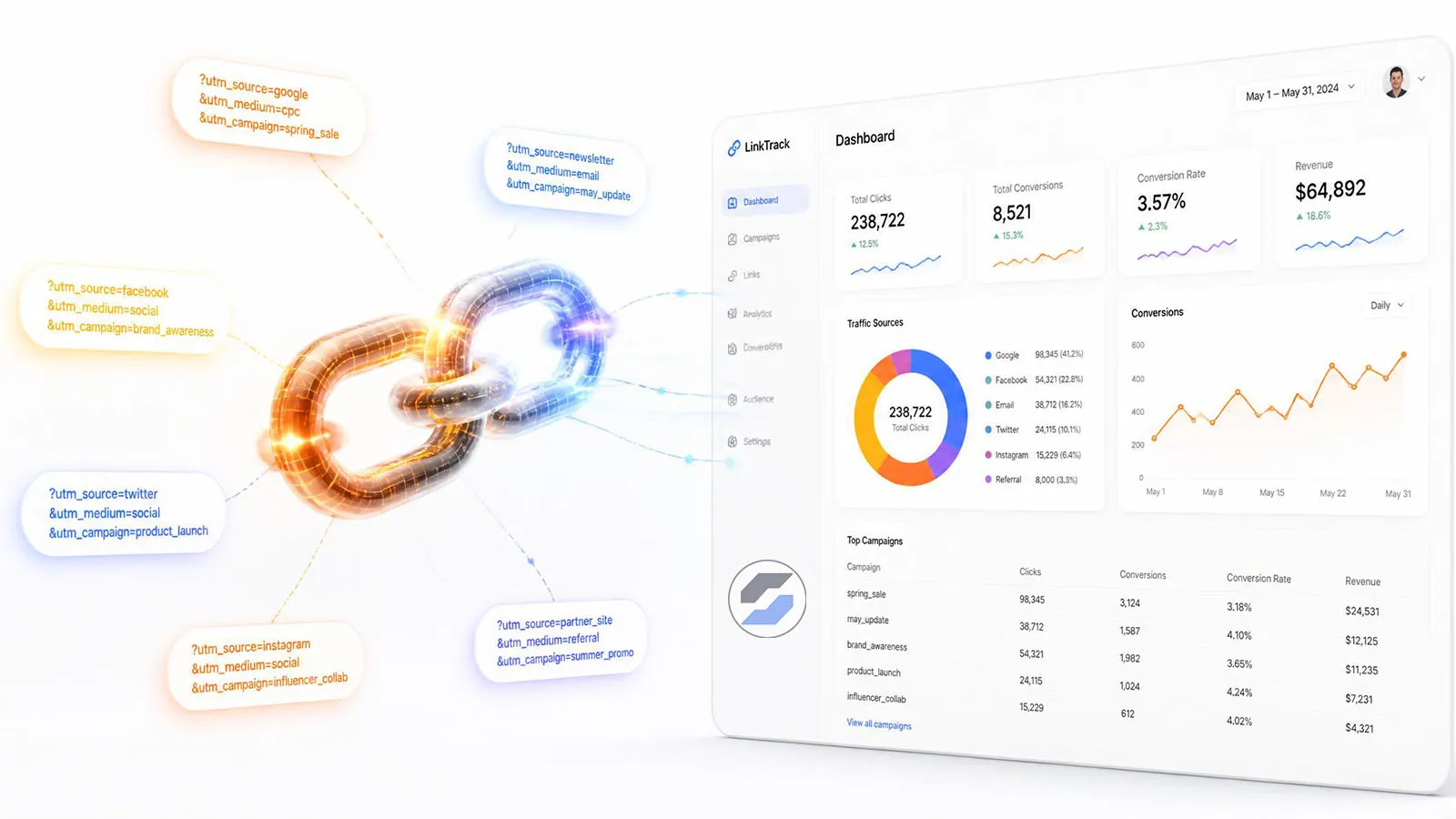 Генератор UTM меток для Yandex Direct, Google Ads, Instagram и Telegram - аналитика трафика